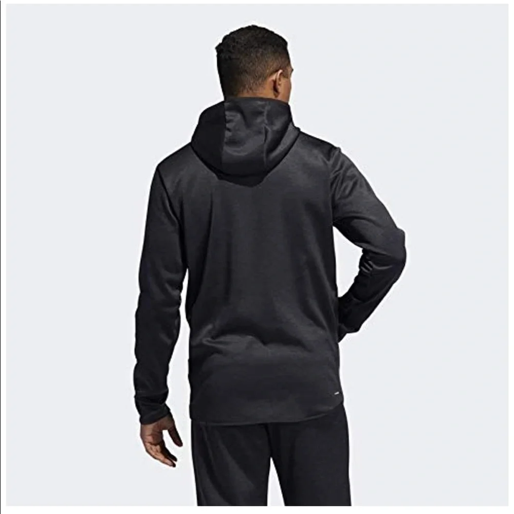 LAST ONE!! New Mens Adidas Cozy Black Hoodie Sweatshirt